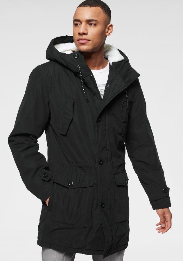 Bruno Banani Parka Winterjas met teddy fleece gevoerd en aanpasbare capuchon - Foto 7