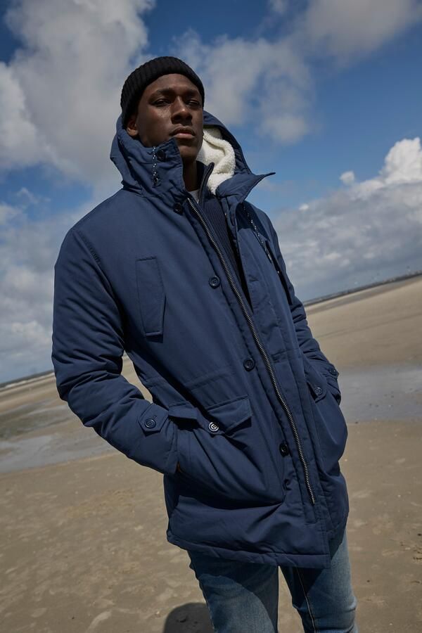 Bruno Banani Parka Winterjas met teddy fleece gevoerd en aanpasbare capuchon - Foto 7