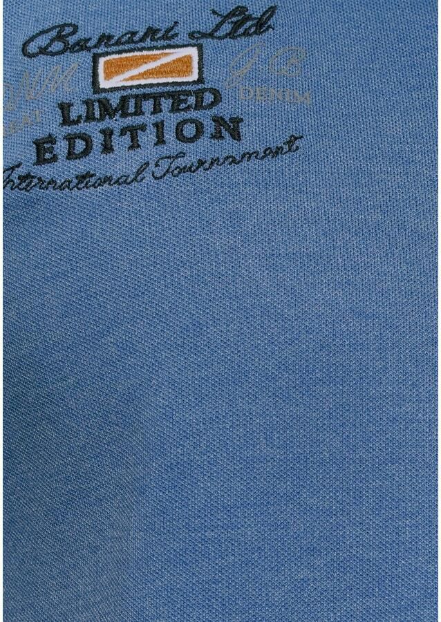 Bruno Banani Poloshirt Korte mouwen lichaamsnauwkeurige pasvorm effen met polokraag - Foto 3