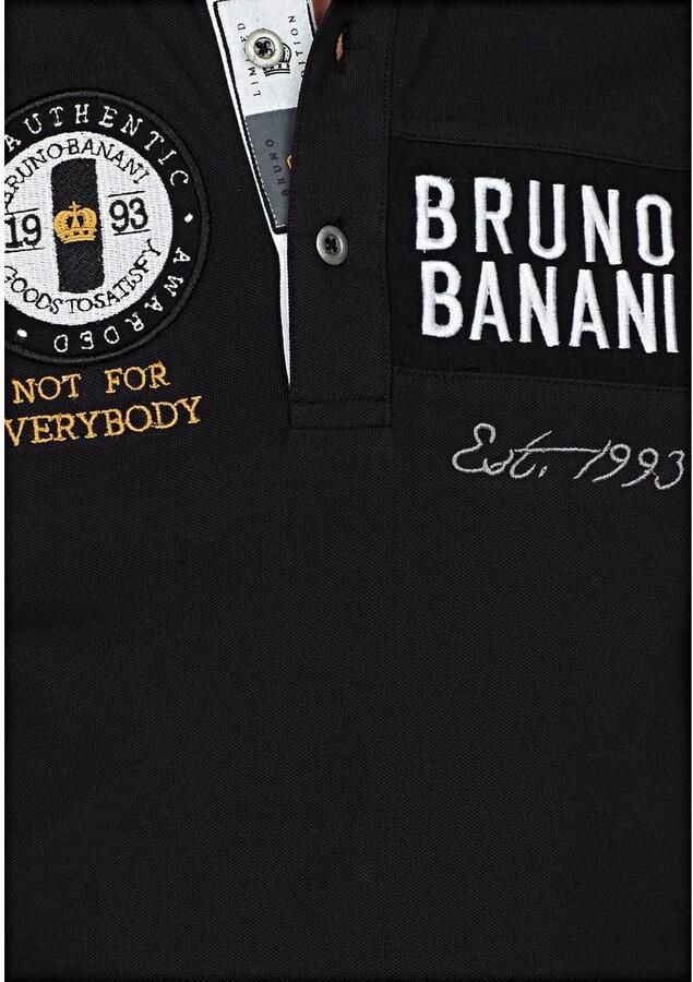 Bruno Banani Poloshirt Korte mouwen lichaamsnauwkeurige pasvorm effen polokraag - Foto 2