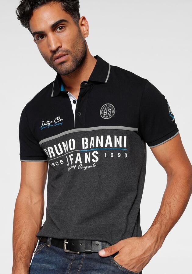 Bruno Banani Poloshirt Korte mouwen lichaamsnauwkeurige pasvorm met polokraag - Foto 5