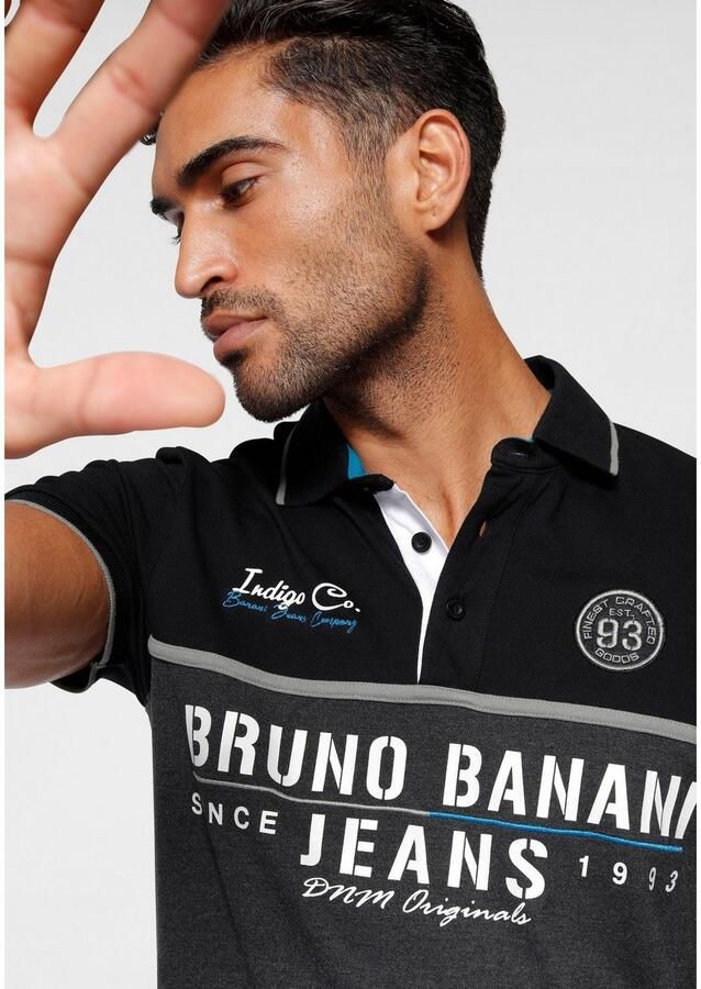 Bruno Banani Poloshirt Korte mouwen lichaamsnauwkeurige pasvorm met polokraag - Foto 3