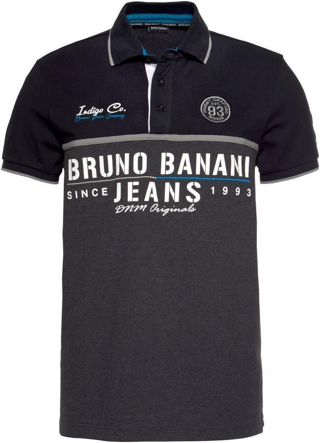 Bruno Banani Poloshirt Korte mouwen lichaamsnauwkeurige pasvorm met polokraag