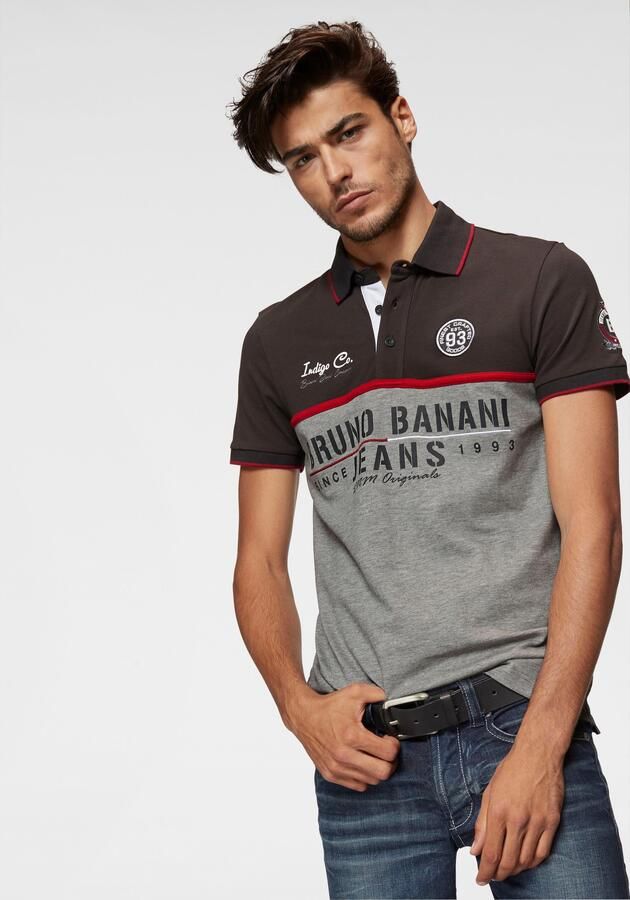 Bruno Banani Poloshirt Korte mouwen lichaamsnauwkeurige pasvorm met polokraag - Foto 6