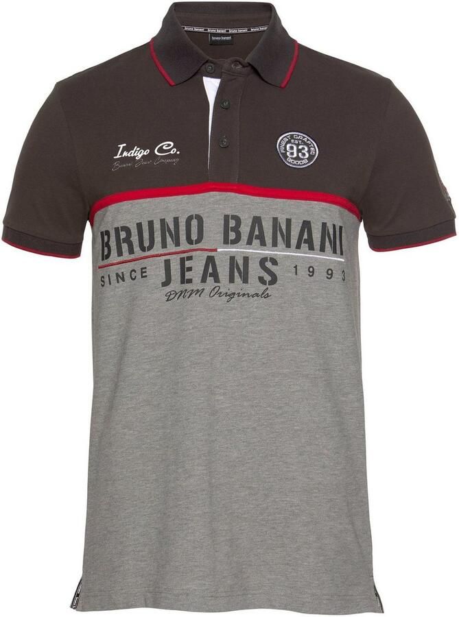Bruno Banani Poloshirt Korte mouwen lichaamsnauwkeurige pasvorm met polokraag