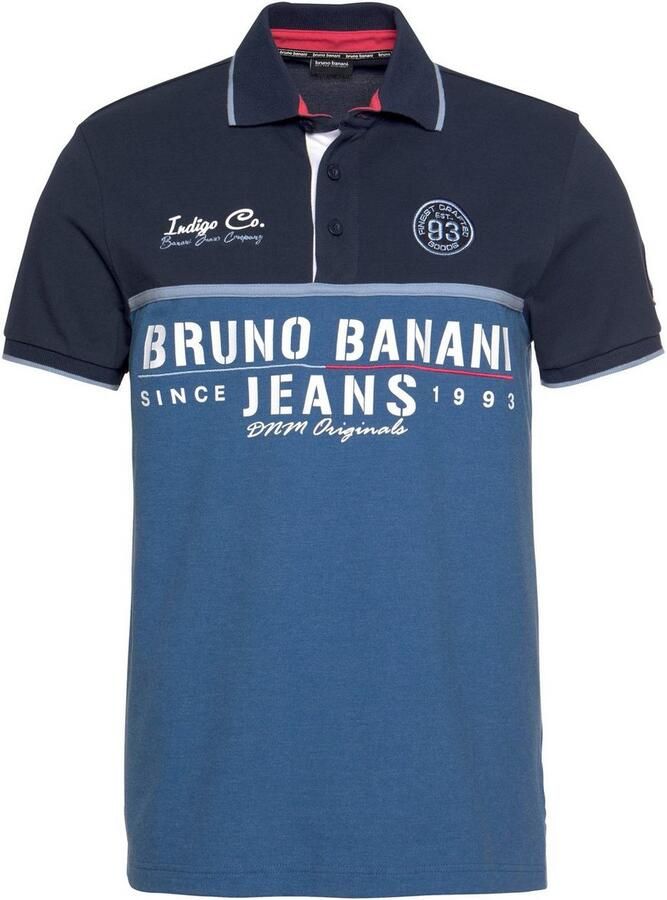 Bruno Banani Poloshirt Korte mouwen lichaamsnauwkeurige pasvorm met polokraag