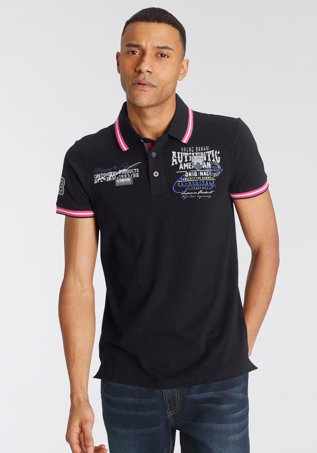 Bruno Banani Poloshirt Korte mouwen lichaamsnauwkeurige pasvorm van katoenmix - Foto 6