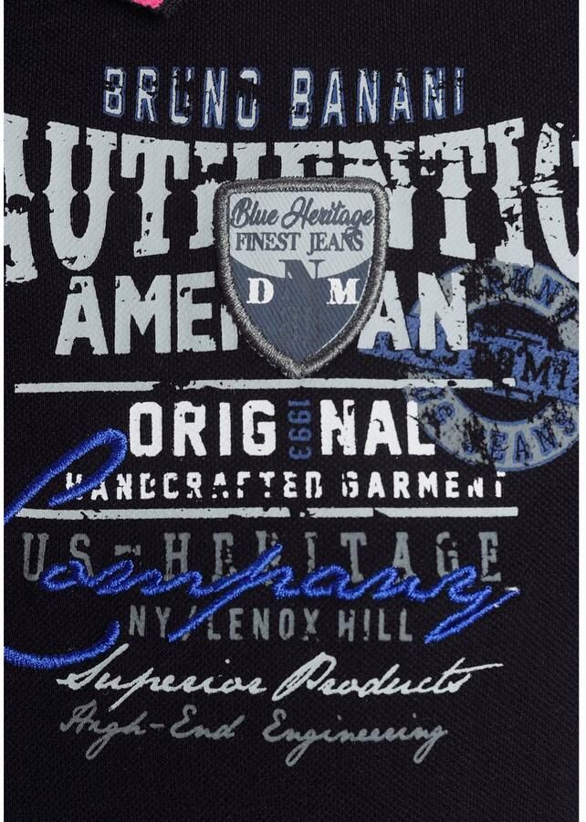 Bruno Banani Poloshirt Korte mouwen lichaamsnauwkeurige pasvorm van katoenmix - Foto 2