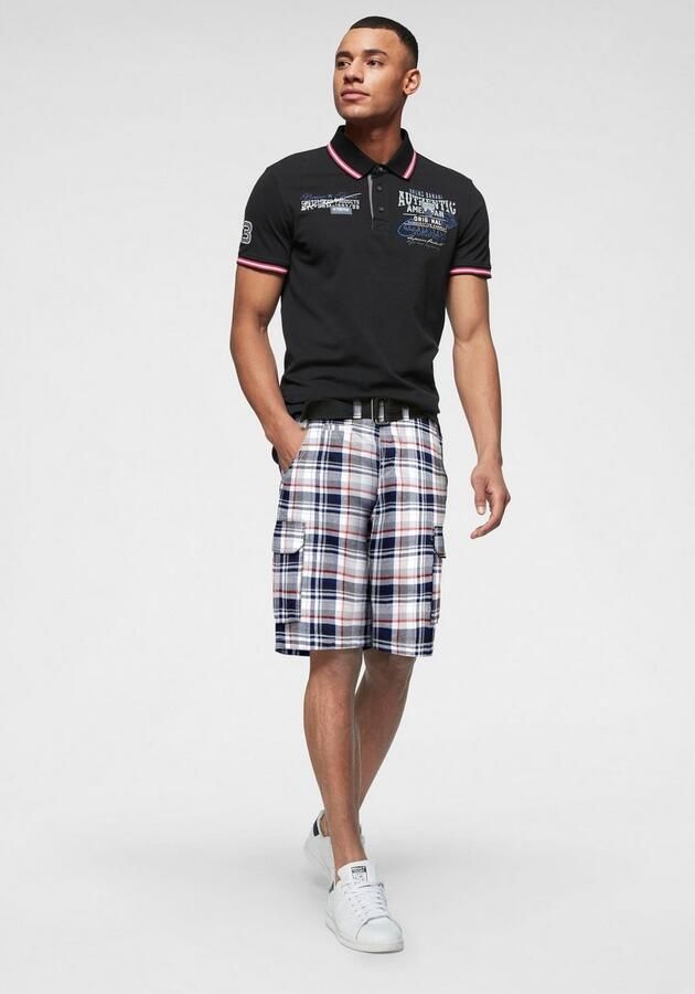 Bruno Banani Poloshirt Korte mouwen lichaamsnauwkeurige pasvorm van katoenmix - Foto 5