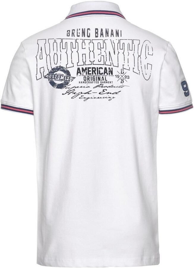 Bruno Banani Poloshirt Korte mouwen lichaamsnauwkeurige pasvorm van katoenmix - Foto 2