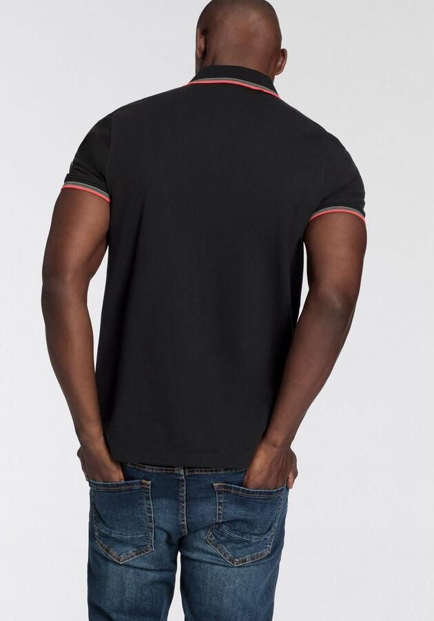 Bruno Banani Poloshirt Korte mouwen smal gesneden colourblocking-uitstraling - Foto 4