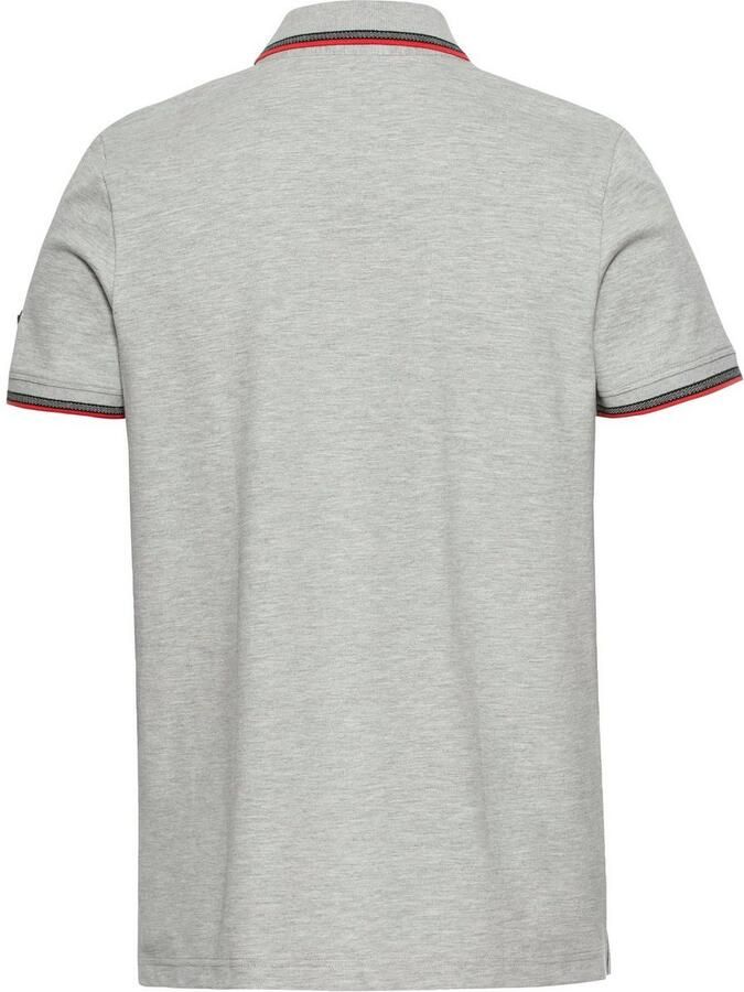 Bruno Banani Poloshirt Korte mouwen smal gesneden colourblocking-uitstraling