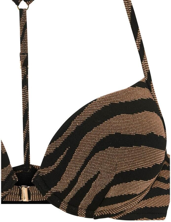 Bruno Banani Push-upbikini in tweekleurige animal-look