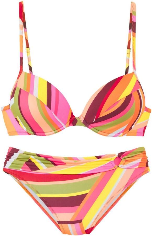 Bruno Banani Push-upbikini met edele ring - Foto 3