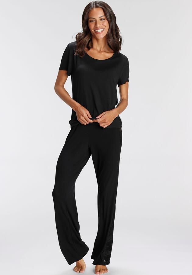 Bruno Banani Pyjama met mooie kantdetails (2-delig 1 stuk) - Foto 7