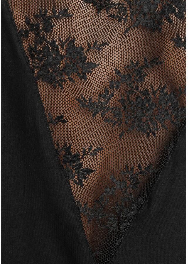 Bruno Banani Pyjama met mooie kantdetails (2-delig 1 stuk)