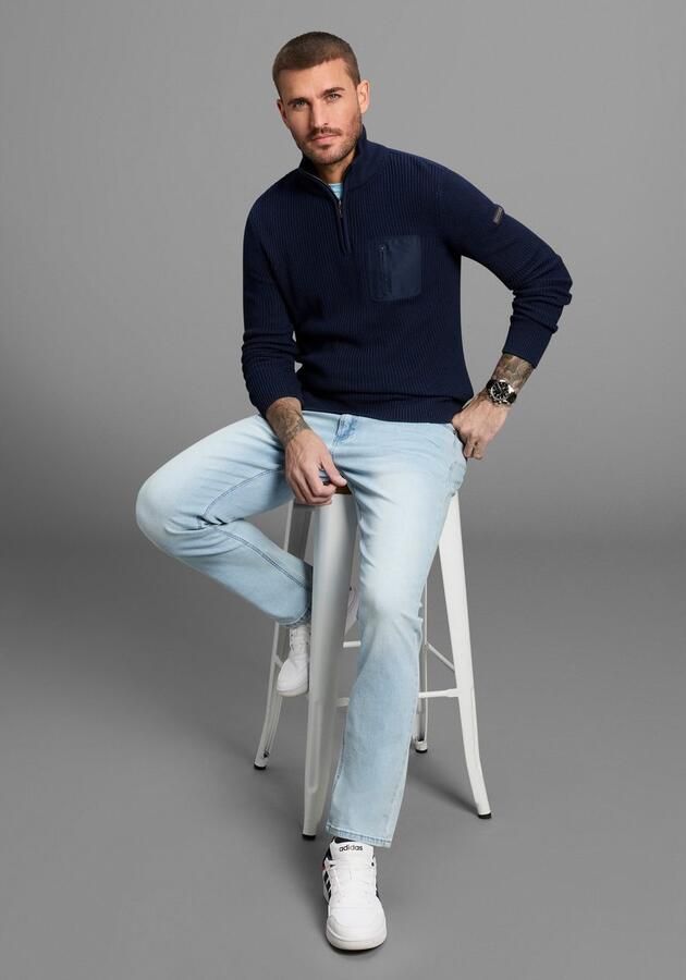 Bruno Banani Schipperstrui met borstzak - Foto 2