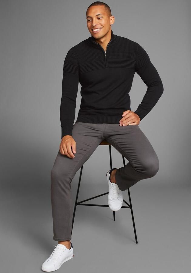 Bruno Banani Schipperstrui met een ritssluiting - Foto 4