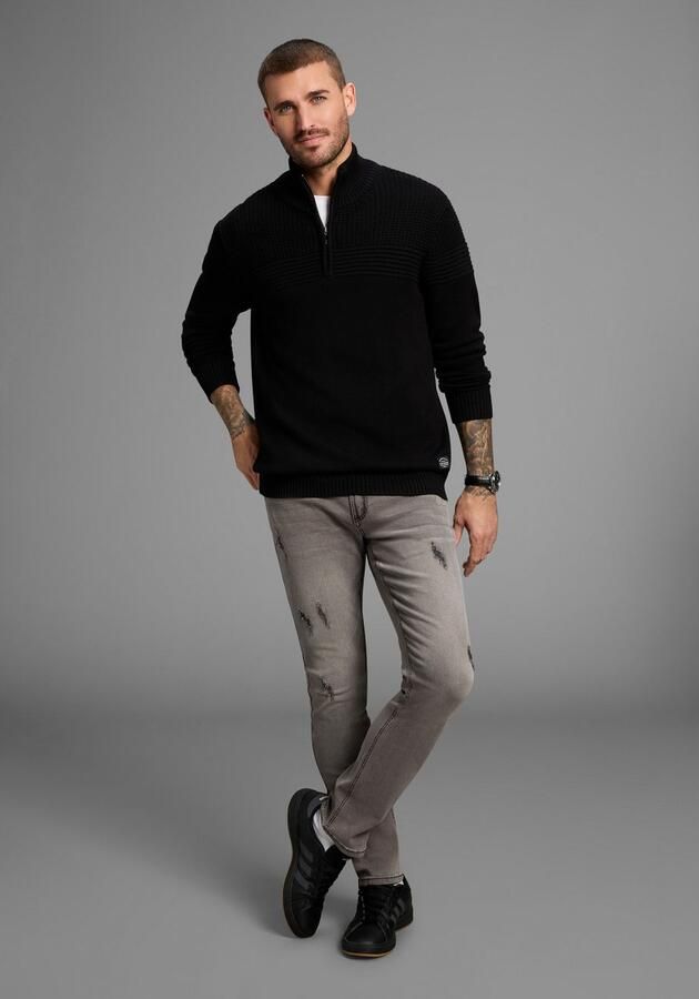 Bruno Banani Schipperstrui met een ritssluiting - Foto 7