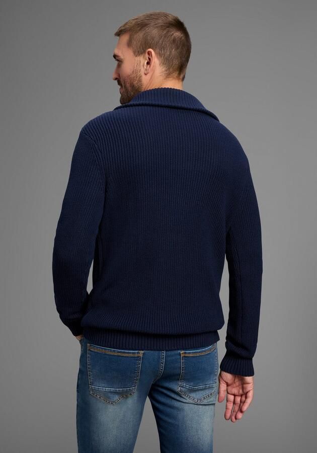 Bruno Banani Schipperstrui modieuze wijde kraag - Foto 2