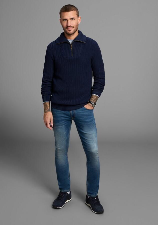 Bruno Banani Schipperstrui modieuze wijde kraag - Foto 3