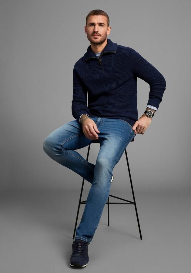 Bruno Banani Schipperstrui modieuze wijde kraag - Foto 4