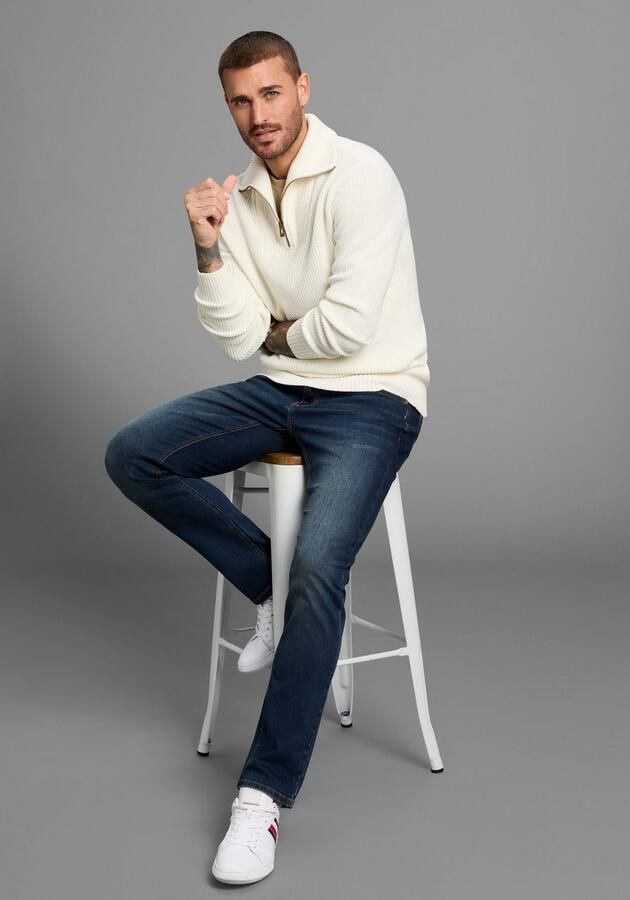 Bruno Banani Schipperstrui modieuze wijde kraag - Foto 3