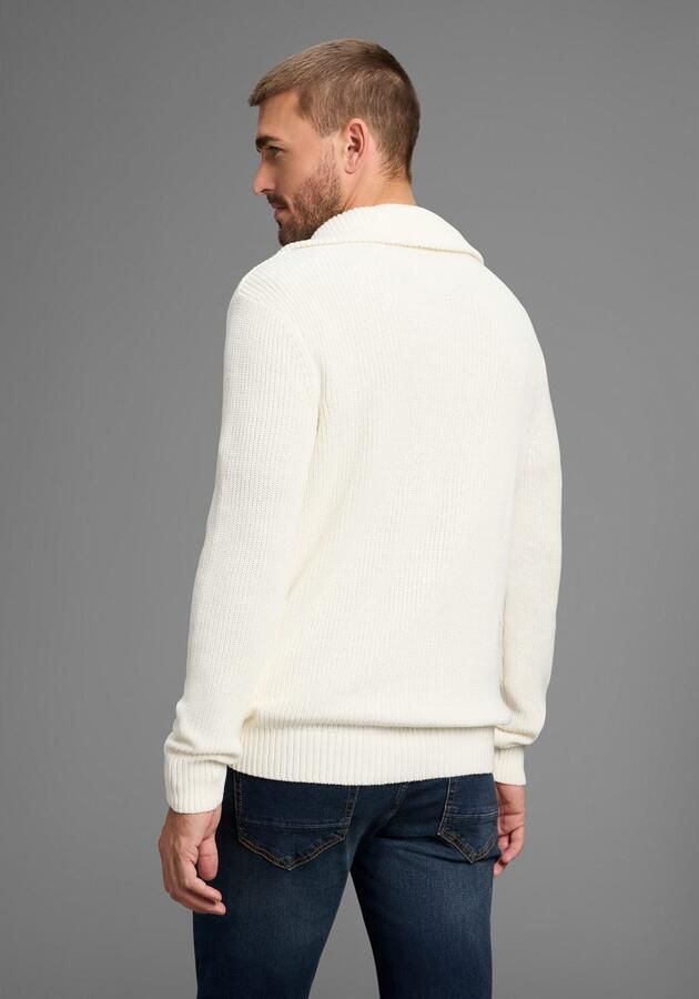 Bruno Banani Schipperstrui modieuze wijde kraag - Foto 4