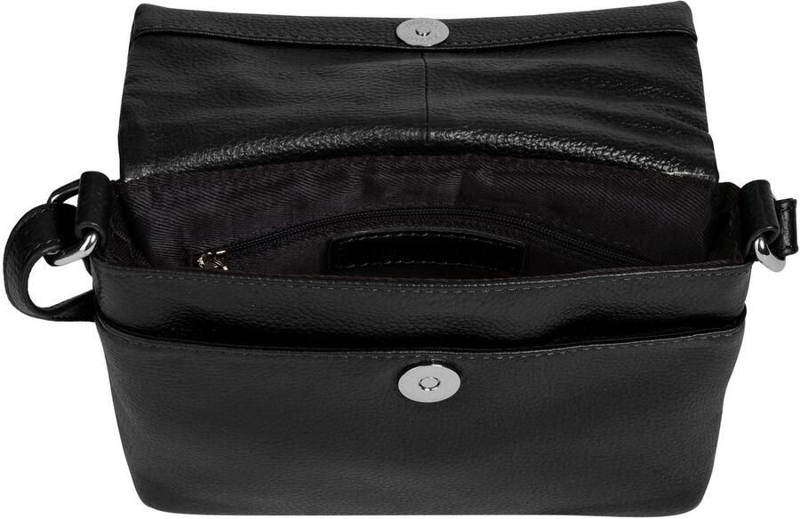 Bruno Banani Schoudertas echt leder - Foto 4