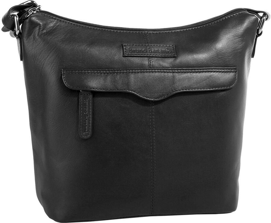 Bruno Banani Schoudertas echt leder - Foto 4