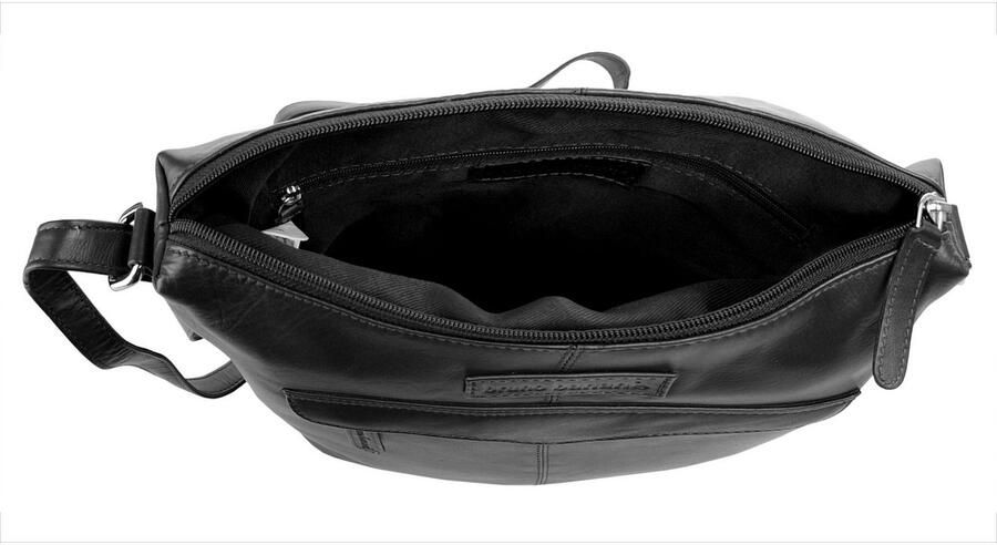 Bruno Banani Schoudertas echt leder - Foto 5