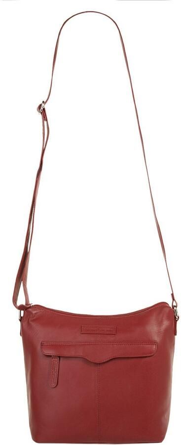 Bruno Banani Schoudertas echt leder - Foto 7