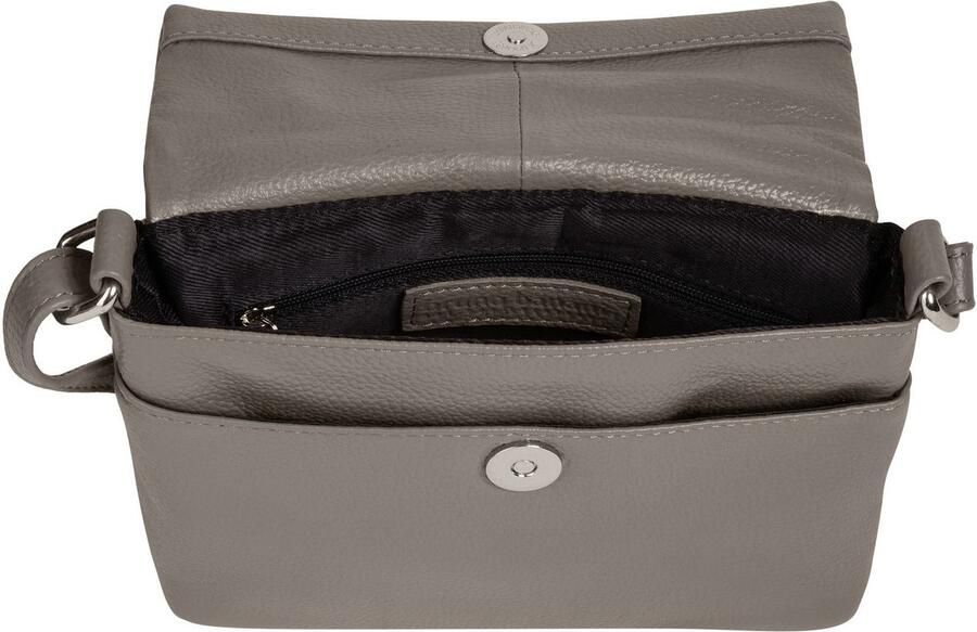 Bruno Banani Schoudertas echt leder - Foto 4