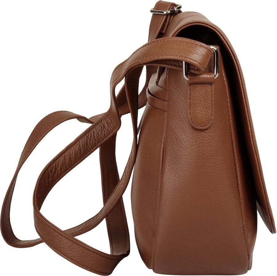 Bruno Banani Schoudertas echt leder