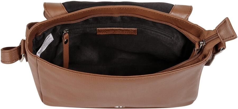 Bruno Banani Schoudertas echt leder - Foto 4