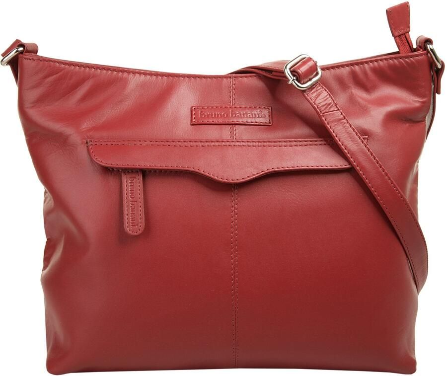 Bruno Banani Schoudertas echt leder - Foto 7