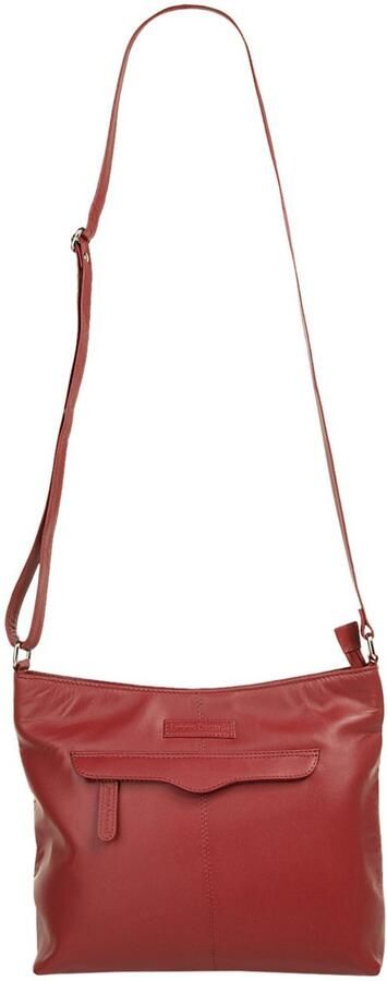 Bruno Banani Schoudertas echt leder - Foto 6