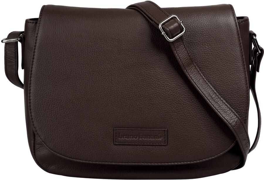Bruno Banani Schoudertas echt leder - Foto 6
