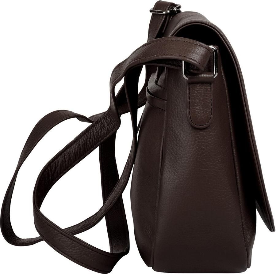 Bruno Banani Schoudertas echt leder