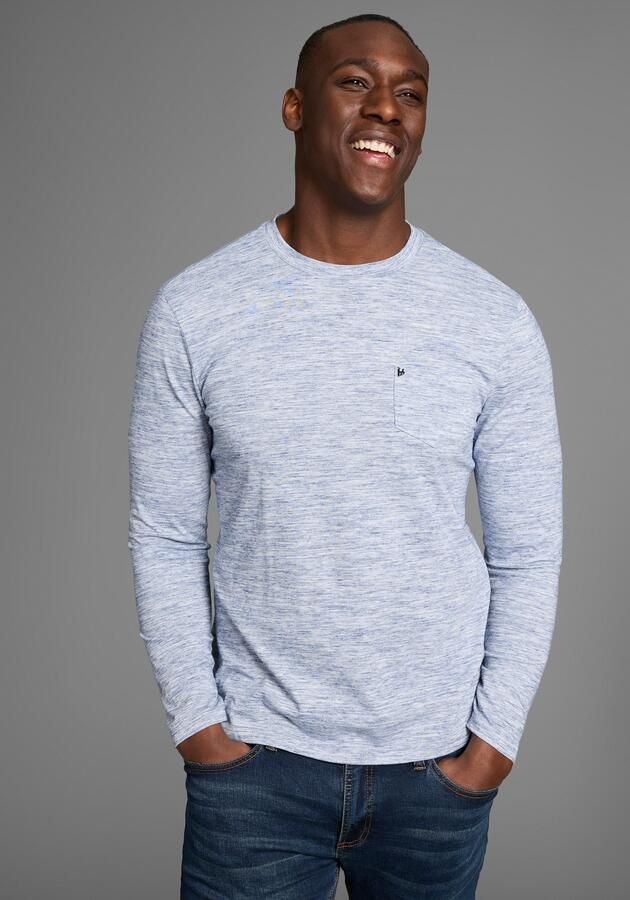 Bruno Banani Shirt met lange mouwen Langarmshirt in smalle pasvorm - Foto 6