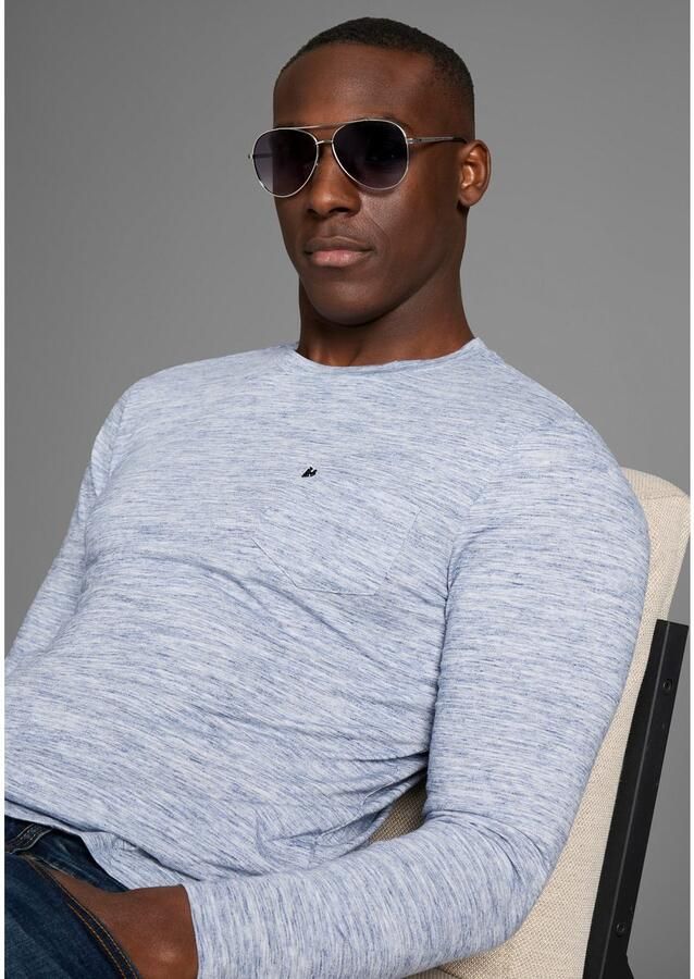 Bruno Banani Shirt met lange mouwen Langarmshirt in smalle pasvorm - Foto 2