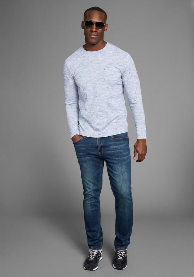 Bruno Banani Shirt met lange mouwen Langarmshirt in smalle pasvorm - Foto 5