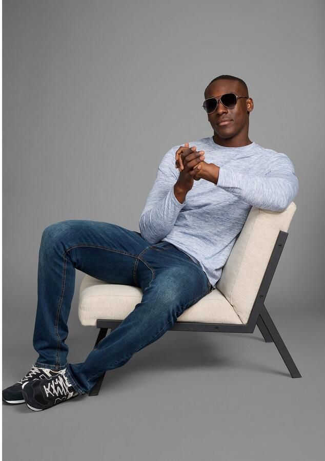 Bruno Banani Shirt met lange mouwen Langarmshirt in smalle pasvorm - Foto 3