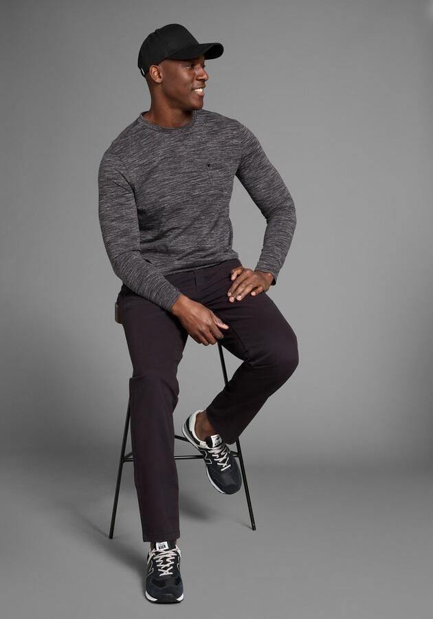 Bruno Banani Shirt met lange mouwen Langarmshirt in smalle pasvorm - Foto 5