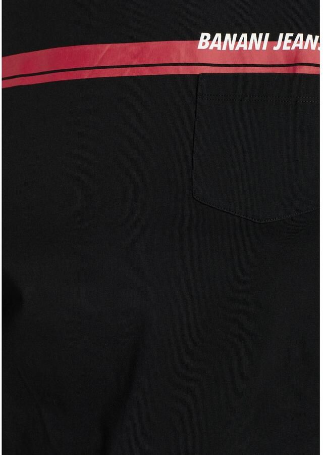 Bruno Banani Shirt met lange mouwen Met borstzak en frontprint - Foto 2