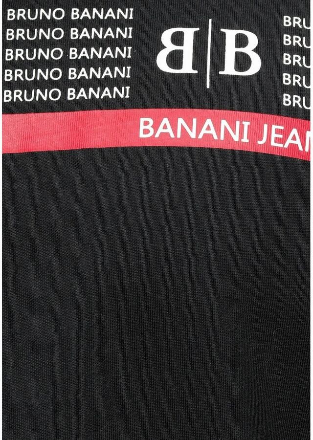 Bruno Banani Shirt met lange mouwen smal gesneden met casual en frisse opdruk - Foto 3