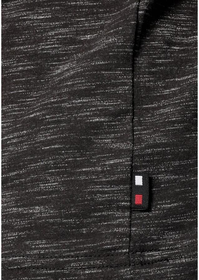 Bruno Banani Shirt met lange mouwen smalle pasvorm gemêleerde look en print - Foto 2