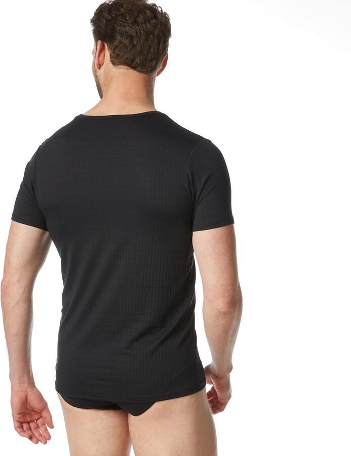 Bruno Banani Shirt met ronde hals CHECK LINE 2.0 heupbedekkend elastisch - Foto 2