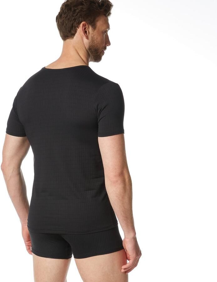 Bruno Banani Shirt met V-hals CHECK LINE 2.0 Pique optiek korte mouw V-hals katoen-mix - Foto 2