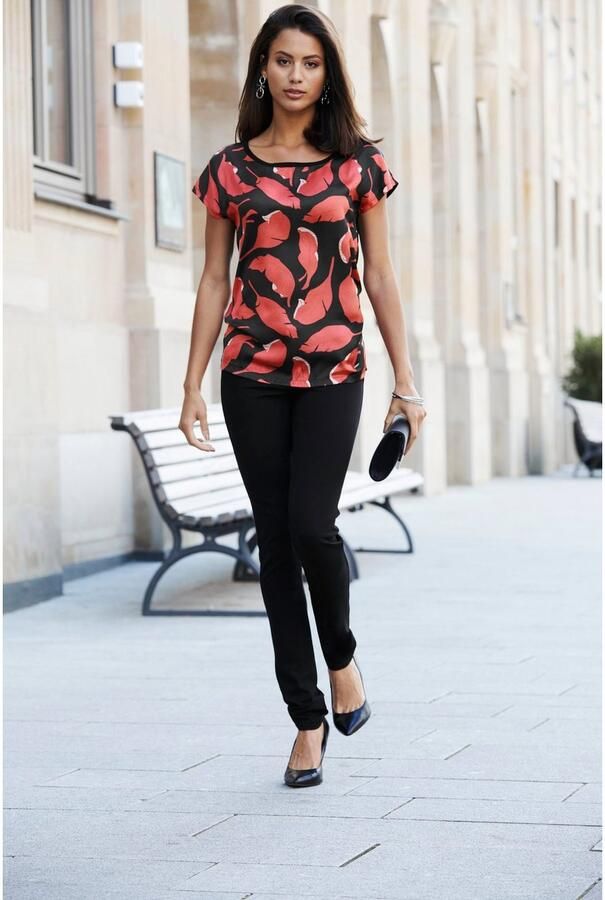 Bruno Banani Shirtblouse met verschillende prints voor - Foto 6